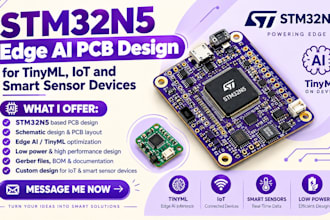 design stm32n5 edge ai pcb design for tinyml, iot and smart sensor devices