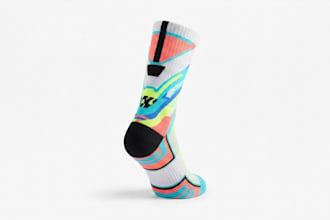 design 3d socks, create sock mockups and realistic renders