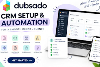 setup dubsado CRM forms workflows ai automation client onboarding for businesses