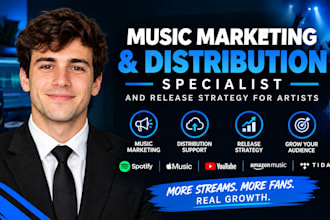 music marketing, distribution specialist and release strategy for artists