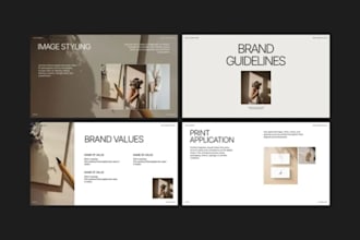 brand guideline PDF brand style visual identity logo usage guideline brand book
