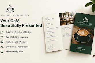 do cafe brochure design