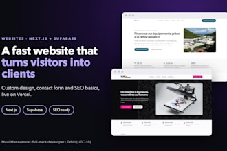 build a fast next js website with supabase or astro
