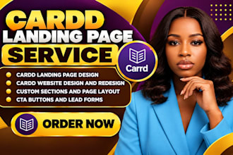 design carrd landing page, carrd website and redesign carrd landing page