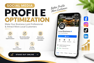 manage and optimize your social medial profile for local business leads  ppc ads
