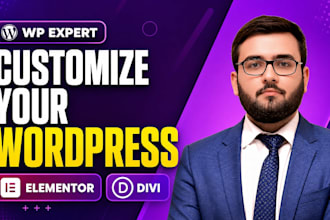 do wordpress customization, modification and redesign