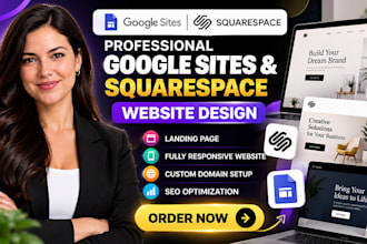 design a modern, responsive website using google sites