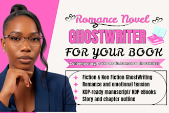 ghostwrite romance novel dark mafia romance ghostwriter KDP ebook ghostwriting