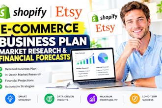 do ecommerce shopify etsy business plan market research and financial forecasts