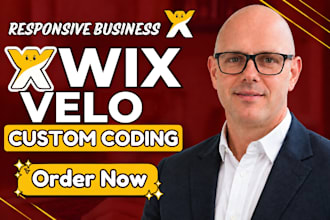 build wix website with wix velo, wix code, wix website design, and wix database