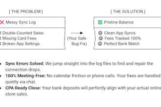 fix your shopify or etsy accounting integration