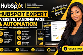 hubspot CRM hubspot website hubspot landing page hubspot gohighlevel automation