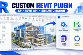 build custom revit plugin, addin, bim automation tools using csharp or revit API