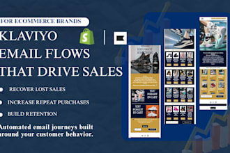 setup klaviyo ecommerce email marketing automation flows