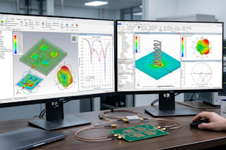 design and simulate antennas, arrays and rf systems in cst and hfss