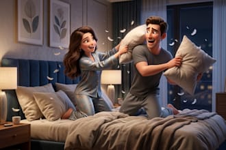 ai proposal video 3d romantic storytelling ai love story