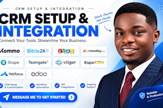 setup kommo CRM bitrix24 bigin by zoho CRM monday CRM shape CRM teamgate CRM