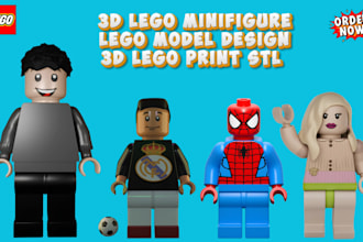 do custom 3d lego model 3d lego minifigure 3d toy for 3d printing