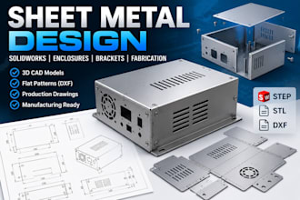 design sheet metal parts and enclosures in solidworks