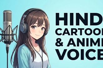 voice over in hindi bengali and manipuri and anime style
