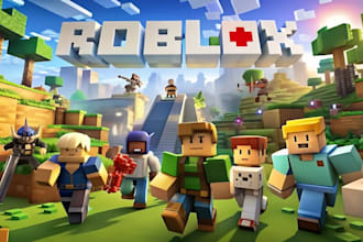 build roblox game, develop roblox game, make roblox scripts, full game, code