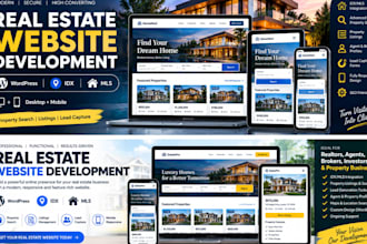 do real estate website development in wordpress with idx mls integration