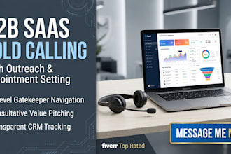 do b2b and b2c saas sales closer cold calling and appointment setting