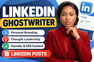 be your linkedin ghostwriter for founders, ceos, consultants and b2b leaders