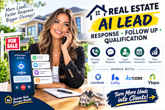 real estate ai lead response follow up qualification liondesk lofty kvcore ylopo