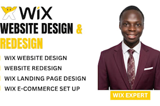 design a professional wix website