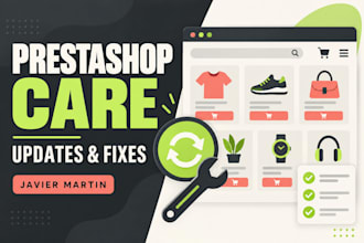 care for your prestashop store with updates and fixes