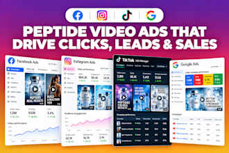 create ai peptide video ads and peptide promotional videos