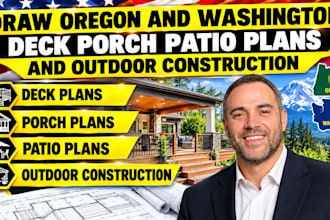 draw oregon and washington deck porch patio plans and outdoor construction