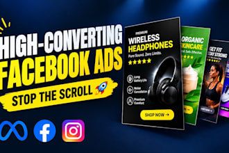 design meta ads creative, facebook ad creative and social media post