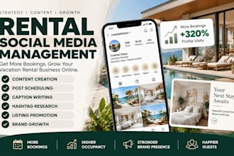 be rental social media manager vacation airbnb short term rental