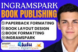 do book formatting, paperback formatting, book publishing, and ingramspark