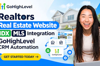 realtors real estate website idx mls integration gohighlevel crm automation