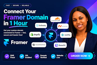 connect your custom domain to framer and fix dns SSL errors