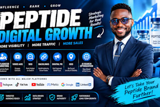 do peptide influencer marketing video ads SEO backlinks digital PR GEO ai