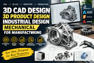 3d cad design 3d product design industrial design mechanical for manufacturing