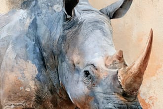 make animal illustrations in watercolor