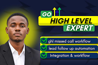 set up gohighlevel missed call text back auto response follow up ghl automation