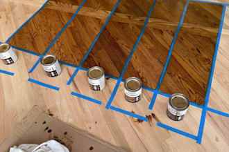 provide wood color matching and finishing recipes