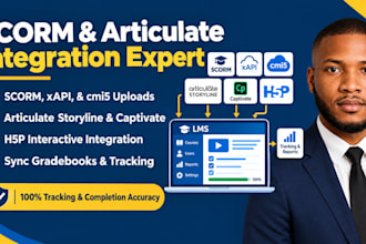design and integrate scorm, h5p and articulate storyline courses into your lms