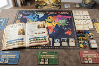 create card game design, card template, and box art