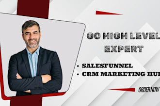 build and set up your system io gohighlevel salesfunnel crm marketing hub