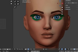 fix, animate 3d characters for reallusion cc4, cc5 and iclone8 with facial rig