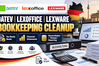 do datev lexware office xero tax ready bookkeeping cleanup financial statements