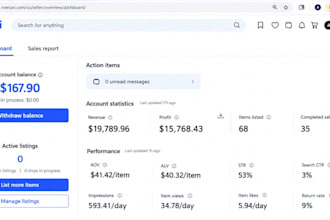 be your mercari virtual assistant for store management