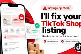 fix rejected tiktok shop product listings for resubmission